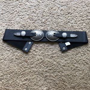 Western concho waist belt